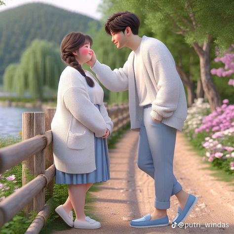 Sam Yang, Romantic Photoshoot, Cute Disney Pictures, Beautiful Art Pictures, Cute Couple Drawings, Cute Couple Cartoon, Cute Couple Poses, Cute Love Stories, Cute Cartoon Pictures