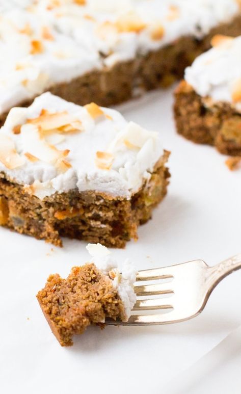 Carrot Cake with Whipped Coconut Frosting {AIP, Paleo} Paleo Carrot Cake, Aip Desserts, Autoimmune Paleo Recipes, Aip Paleo Recipes, Autoimmune Diet, Coconut Frosting, Cake Mug, Paleo Sweets, Aip Diet