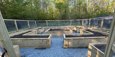 Raised Bed Gardening | I had posted a couple of months ago asking for advice on building an enclosed raised bed from plans I found on Etsy | Facebook Enclosed Raised Bed Garden, Enclosed Raised Garden Bed Plans, Enclosed Raised Garden Beds, Enclosed Raised Garden, Garden Bed Plans, Raised Bed Gardening, Raised Garden Bed Plans, Raised Bed Garden, Potting Table