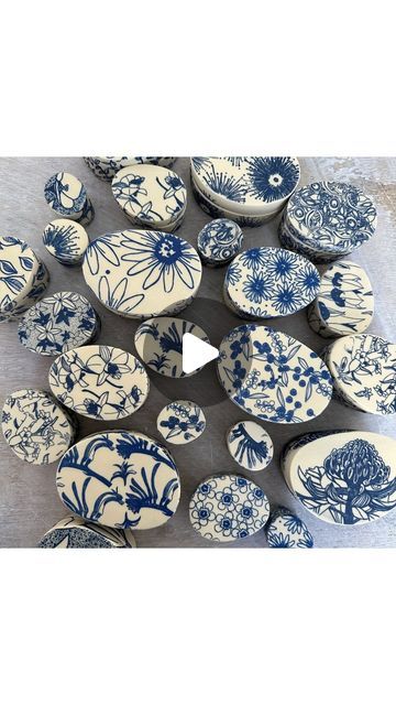 Eucalypt Homewares | Handmade Ceramics on Instagram: "Exciting news…I’m going to be selling my ceramics through @found_fac 👏🏻👏🏻👏🏻 
I’ll be delivering stock to them later this week. 

Here’s a super fast process video of me decorating my little trinket boxes. 
I use the scraps of transfers from the larger forms to decorate all the small items. 
When making I tend to do things in stages. Ie all the casting, then all the trimming, then all the sponging, then all the tissue transferring. It can be a quite meditative process working over and over with my hands. Usually I listen to a good book while I’m doing it 😁
I hope you enjoy watching xx

@fremantleartscentre #fremantleartscentre #found #eucalypthomewares #floralware #statefloralemblems" Sponging, Exciting News, Small Items, Trinket Boxes, Handmade Ceramics, It Cast, Ceramics, Floral, Instagram