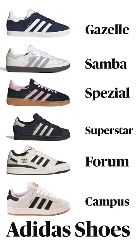 #adidas #shoe #shoes #gazelle #forum #original #spezial #samba #superstar Shoes Gazelle, Adidas Superstar Outfit, Superstar Outfit, Adidas Shoe, Adidas Samba Outfit, Samba Shoes, Pretty Sneakers, Preppy Shoes, Pretty Shoes Sneakers