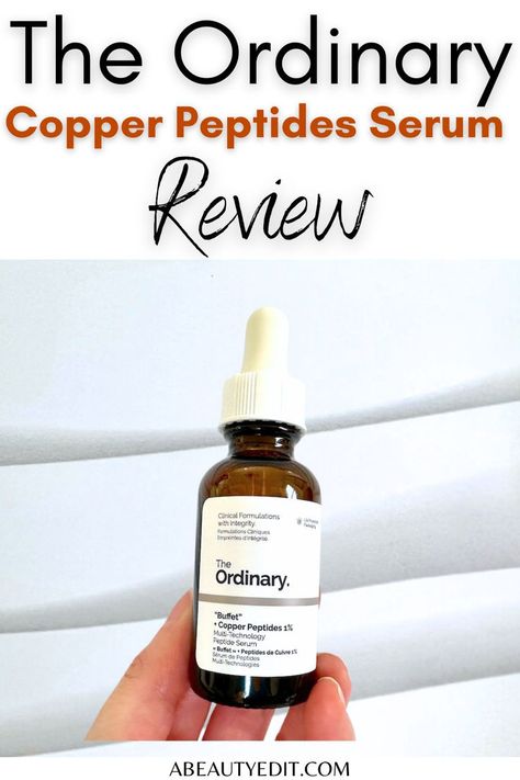 The Ordinary Copper Peptides Review Ordinary Copper Peptides, The Ordinary Buffet Copper Peptides, Ordinary Matrixyl, Buffet Copper Peptides, The Ordinary Anti Aging, The Ordinary Matrixyl, The Ordinary Argireline, Ordinary Buffet, Vitamin C And Retinol