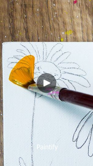 Satisfying Art Painting, Satisfying Art, Paint Flowers, Art Easy, Acrylic Flowers, Satisfying Video, Drawing Painting, Painting Art, Art Drawing