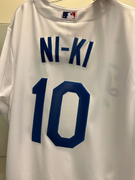 Dodgers Shirts, Enhypen Niki, Number Shirt, Nishimura Riki, Love My Boyfriend, Jersey Shirt, My Only Love, Boyfriend Pictures, Future Husband