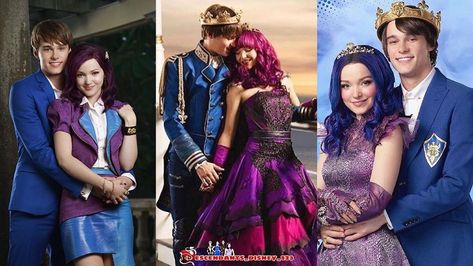 Old Disney Channel Movies, Mal And Ben, Descendants Mal And Ben, Descendants Ben, Mal Descendants, Disney Descendants Movie, Descendants Characters, Descendants 1, Descendants Party