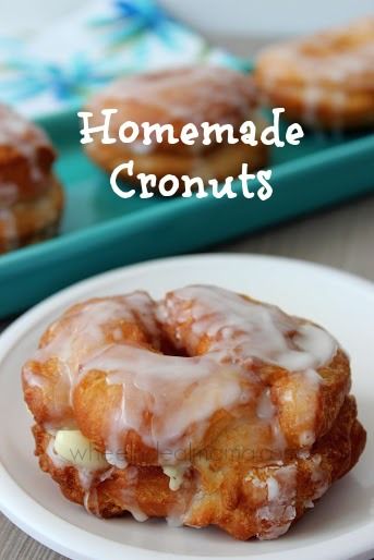 Cronuts Recipe, Yeast Breads, Homemade Donuts, Oreo Dessert, S'mores, Quick Breads, Donut Recipes, Eclairs, Yummy Sweets