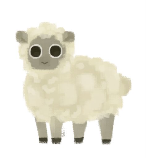 🐑 drawing! Fluffy Sheep Drawing, Cute Sheep Drawing, Sheep Doodle, Draw Sheep, Sheep Drawing, Cute Sheep, Sheep, Mood Board, Doodles