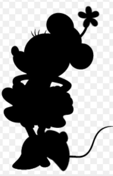 Minnie                                                       … Silhouettes Disney, Silhouette Disney, Minnie Mouse Silhouette, Deco Disney, Mickey Mouse Silhouette, Scrapbook Disney, Mouse Silhouette, Disney Silhouette, Disney Silhouettes