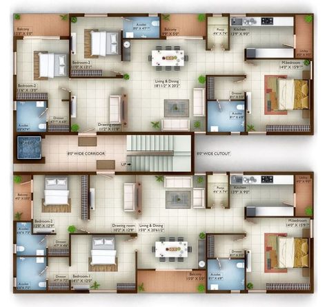 Rajhans Realty Real Estate B4D 3 Bhk Flat Plan, 3bhk Flat Plan, Photoshop Layout, Flat Plan, Three Bedroom House Plan, Architecture Elevation, Apartment Floor Plan, Hotel Plan, House Floor Design