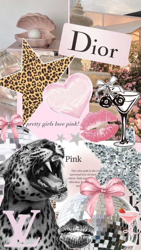 Dior Ipad Wallpaper, Tumblr Girly Aesthetic Wallpaper, Pink Iphone Asthetics, Y2k Widgets Pink, Pink Dior Wallpapers, Collage Wallpaper Pink, Juicy Couture Wallpaper, Juicy Wallpaper, Pink Shuffle