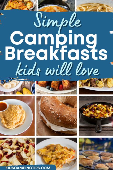 No Cook Breakfast Ideas Camping, Quick Camping Breakfast Ideas, No Cook Camping Breakfast, Easy Camp Breakfast, Camping Meals Breakfast, Breakfast Camping Ideas, Breakfast While Camping, Camping Breakfast Recipes, Camping Breakfasts