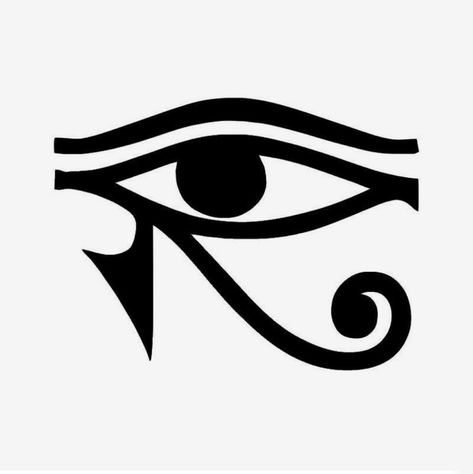 Egyptian Eye Tattoos, Horus Tattoo, Egyptian Eye, Egypt Tattoo, Pagan Symbols, Eye Of Ra, Egyptian Tattoo, Tatuaje A Color, Egyptian God