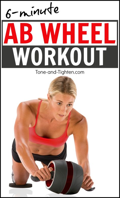 Killer at-home core / abs workout with just one piece of equipment! The Ab Wheel workout from Tone-and-Tighten.com Ab Wheel Exercises, Ab Wheel Workout Beginner, Accessory Workout, Dumbell Workouts, Ab Wheel Workout, Ab Roller Workout, Ab Workout With Weights, Core Workout Videos, Killer Ab Workouts