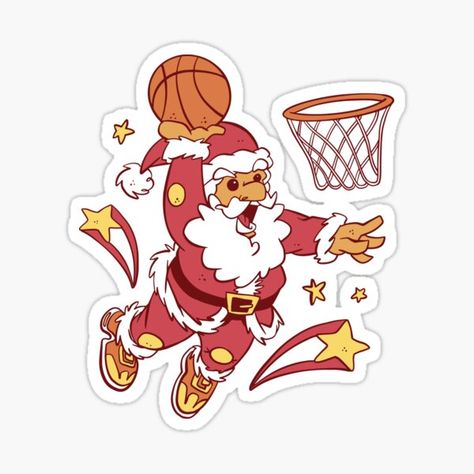 Santa Claus Plays Basketball, Cute Funny Christmas Design for Basketball Players and Lovers • Millions of unique designs by independent artists. Find your thing. Basketball Christmas Card, Basketball Christmas, Basketball Drawings, Christmas Tree Drawing, Birthday Card Drawing, Card Inspo, Art Help, Christmas T Shirt Design, Card Drawing