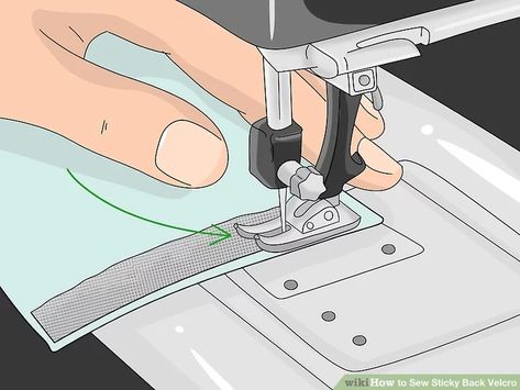 How To Sew Velcro To Fabric, Sewing Velcro On Fabric, Sewing Bias Tape, Serger Sewing, Sewing Machine Needle, Velcro Tape, Flying V, Painted Furniture Ideas, Sewing Needles