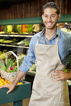 A person who works in a shop is called a clerk. Rapunzel Outfit, Shop Keeper, Food Store, Grocery Store, Rapunzel, Stock Images Free, Stock Photos