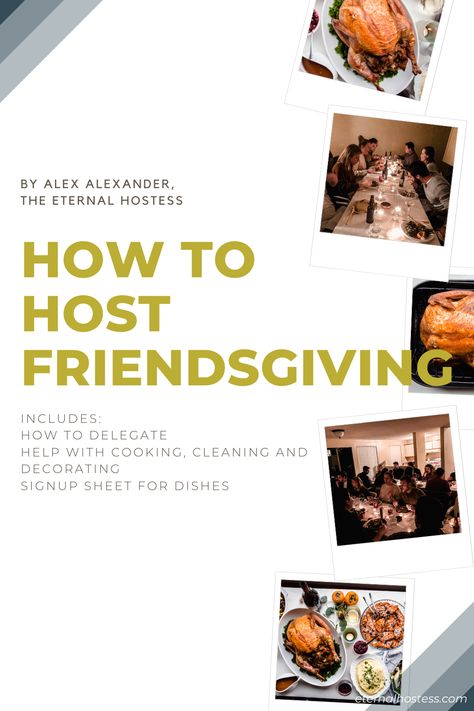 Friendsgiving Planning Checklist, Friendsgiving Checklist, Thanksgiving Checklist, Hosting Friendsgiving, Creative Ideas To Make, Netflix Marathon, Friendsgiving Party, Folding Tables, A Small House