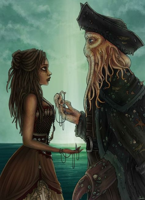 Tia Dalma Calypso, Tia Dalma, Davy Jones, Pirates Of The Caribbean, The Caribbean, Octopus, Deviantart