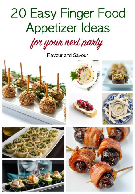 Planning a happy hour with friends, a formal dinner or a full-scale bash? This round up of 20 Easy Finger Food Appetizers will give you lots of ideas. #fingerfoods #holidayappetizers #partyfood #appetizerideas #easy via @enessman Appy Ideas Appetizers Finger Foods, Easy Dinner For Party Friends, Supper Club Appetizers, Apps For Dinner, Easy Meals For Entertaining Friends, Appetizer For Wine Party, Friends Giving Appetizers, Fall Happy Hour Food, Small Plates Dinner Party Finger Foods