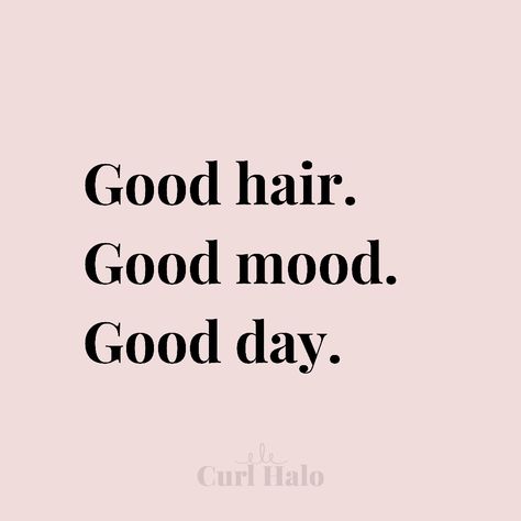 Inspiring beauty quote for hair and beauty lovers, empowering women! Curl Halo, Heatless Curler, Healthy Curly Hair, Monday Mantra, Things Quotes, Hairstylist Quotes, Haircare Tips, Salon Quotes, Vision Board Quotes