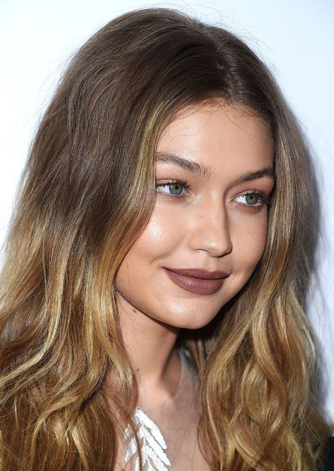 Gigi Hadid's $6 Drugstore Lipstick Is a Kylie Lip Kit Dupe Gigi Hadid Makeup, Mac Brave, Kylie Jenner Lip Kit, Mac Velvet Teddy, Drugstore Lipstick, Kendal Jenner, Kylie Jenner Lips, Kitty Photos, Kylie Jenner Lipstick