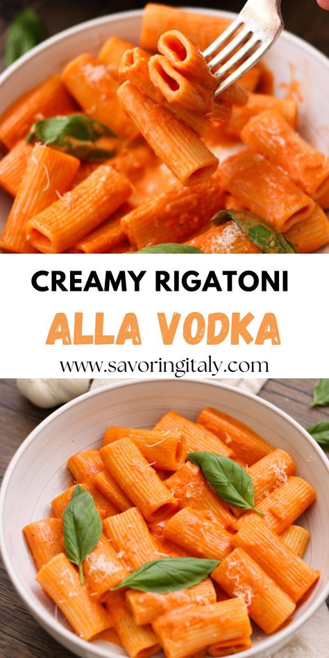 My Rigatoni alla Vodka recipe is a personal favorite, featuring a rich, creamy sauce made with tomato paste, heavy cream, and a touch of vodka. It’s perfect for a quick weeknight meal, and the best part? You can freeze the sauce for later. Let me guide you through making this comforting dish at home! Ziti With Vodka Sauce, Quick Vodka Sauce, Pasta With Vodka Sauce Recipes, Alla Vodka Sauce Recipe, Easy Vodka Sauce, Creamy Rigatoni, Vodka Cream Sauce, Homemade Vodka Sauce, Tomato Paste Recipe