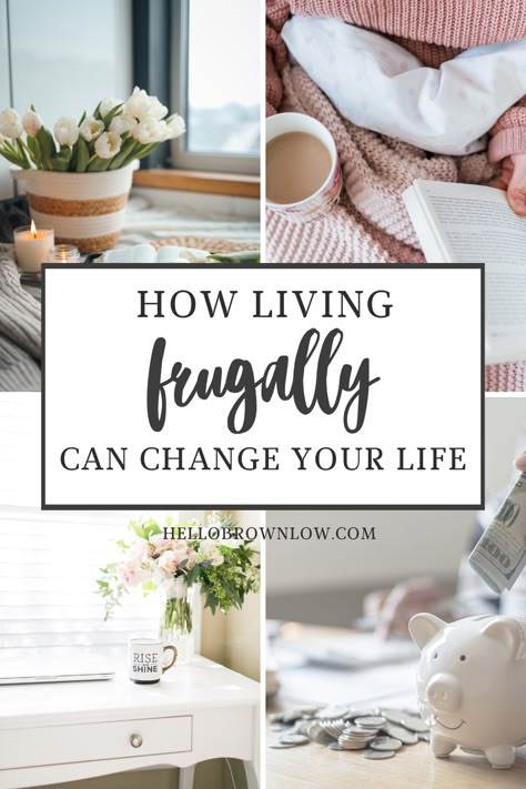 Could you live on a budget? Could you live frugally to change your life? Living a more frugal life can change your life by eliminating financial stress.   #budget #budgeting #frugalliving #changeyourlife #frugality #frugalmom Frugal Living Aesthetic, Frugal Hedonism, Frugal Minimalism, Frugal Aesthetic, Life Cleanse, Minimalist Lifestyle Tips, Tips For Decluttering, Minimalist Family, Life Goals List