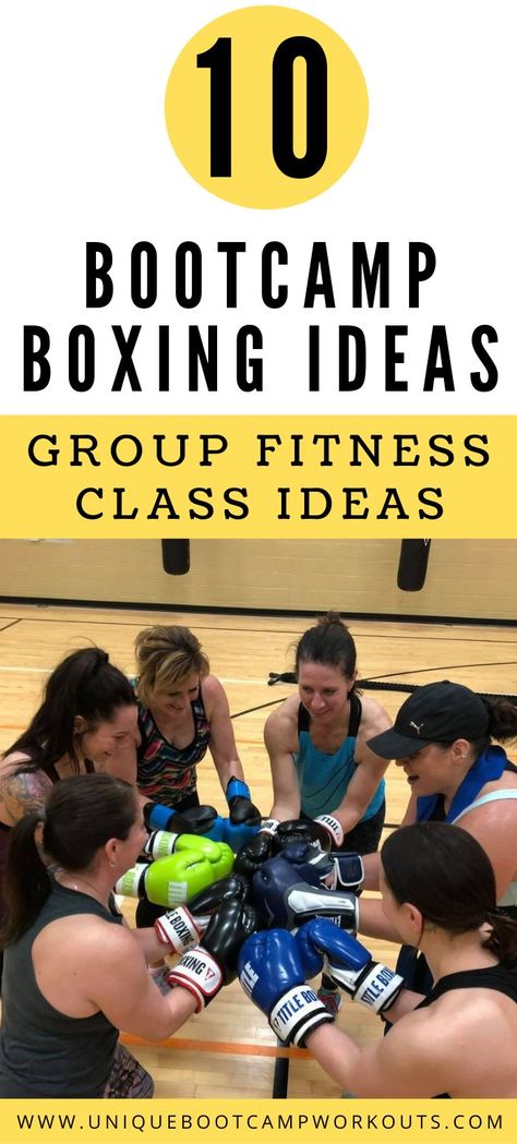 Bootcamp boxing ideas and bootcamp boxing workouts, group fitness trainers. Boxing Workout With Bag, Boxing Hiit Workout, Boxing Combos, Boxing Circuit, Shadow Boxing Workout, Boxing Ideas, Boxing Workout Routine, Home Boxing Workout, Boxing Workouts