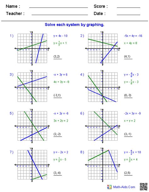 Systems of Equations Worksheets Graphing Linear Inequalities, Algebra 2 Worksheets, Pre Algebra Worksheets, Graphing Inequalities, Solving Inequalities, Graphing Linear Equations, Solving Linear Equations, College Algebra, Graphing Worksheets