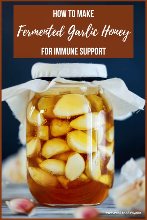 Fermented garlic honey is more than just a delicious addition to your pantry - it's a potent elixir that can boost your immunity and offer a range of incredible health benefits. Read the full post! Garlic In Honey, Fermented Garlic Honey, Fermented Garlic, Fermented Honey, Garlic Honey, Garlic Health Benefits, Fermented Veggies, Garlic Benefits, Fermentation Recipes