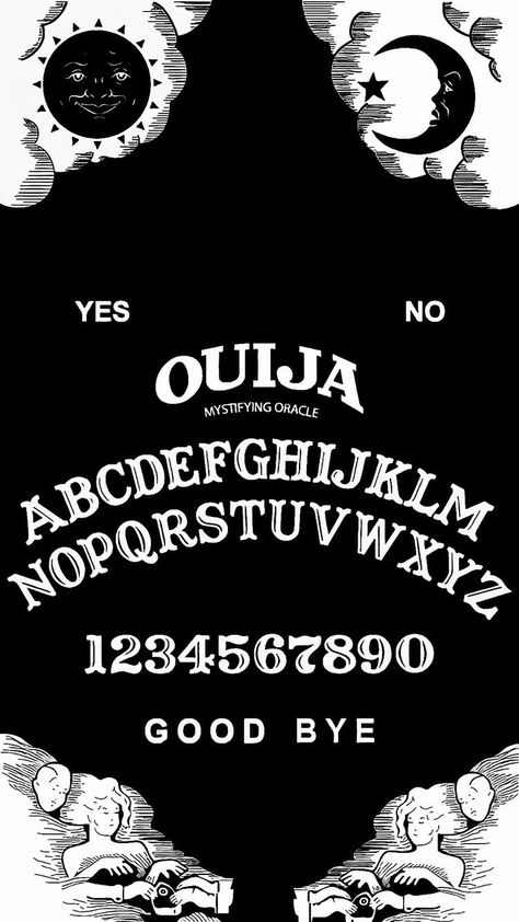 Ouija Wallpaper Iphone, Gothic Wallpaper Quotes, Witchcraft Phone Wallpaper, Goth Screen Wallpaper, Paranormal Wallpaper Aesthetic, Ouija Board Wallpaper Iphone, Witchy Lock Screen, Alt Wallpapers Phone, Horror Lockscreen Wallpaper