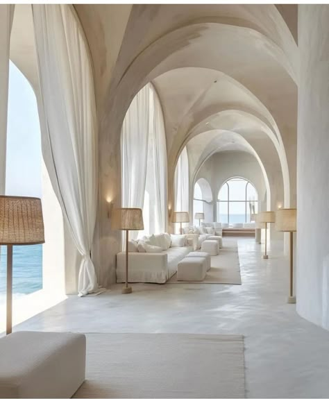 Plaster Interior, Mediterranean Hotel, Mediterranean Culture, Mediterranean Interior, Ancient Mayan, Minimalist Interior Design, Mediterranean Homes, Elegant Interiors, Minimalist Interior