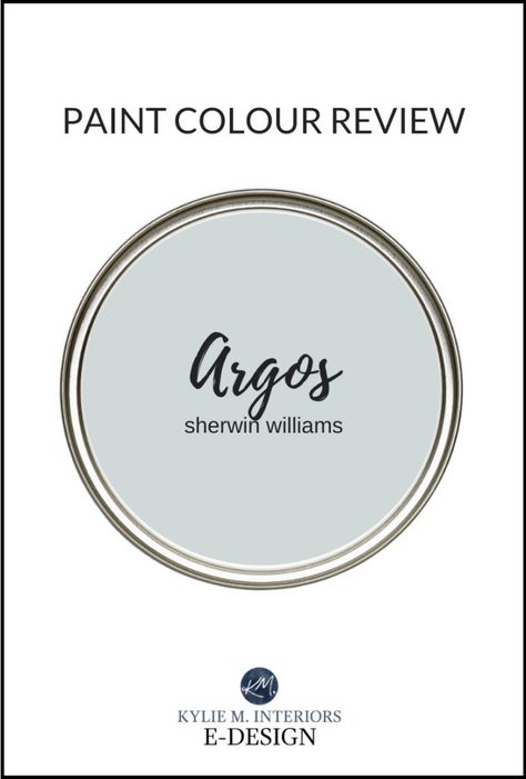 Learn all about one of the most popular gray paint colours with GORGEOUS undertones - Sherwin Williams Argos! LRV, best white paint for trim, usage and more #kylieminteriors #bestpaintcolours #colourreview #paintreview #sherwinwilliams #argos #gray #grey Sherwin Williams Argos, Sherwin Williams Anew Gray, Sherwin Williams Amazing Gray, Anew Gray Sherwin Williams, White Grey Paint, Popular Grey Paint Colors, Kylie M Interiors, Warm Grey Paint Colors, Best Gray Paint