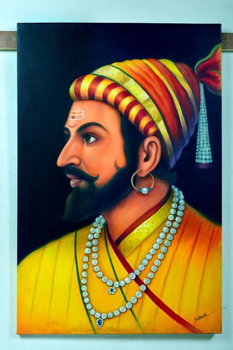 Chhatrapati Shivaji maharaj - Trupti Gaikwad Shivaji Art Drawing, Painting Of Shivaji Maharaj, Shivaji Maharaj Watercolour Painting, Shivaji Maharaj Side Face, Shivaji Maharaj Hd Drawing, Chhatrapati Shivaji Maharaj Painting, Shivaji Maharaj Painting Drawing, Shivaji Maharaj Rangoli Design, Chhatrapati Shivaji Drawing