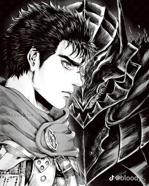 Choso Anime, Guts And Griffith, Berserk Anime 1997, Cyborgs Art, Anime Outfit, Anime Drawing Books, Full Sleeve Tattoo, Anime Store, Knight Art