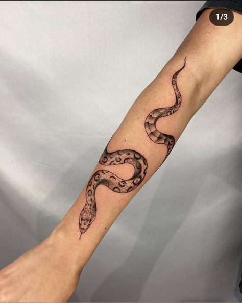 Ball Python Wrapped Around Arm Tattoo, Snake Cuff Tattoo, Wraparound Snake Tattoo, Women Snake Tattoos, Snake Wrist Tattoo Wrap, Snake Tattoos Arm Wraparound, Snake Tattoo Wrapped Around Arm, Snake Wrap Tattoo, Forearm Snake Tattoo