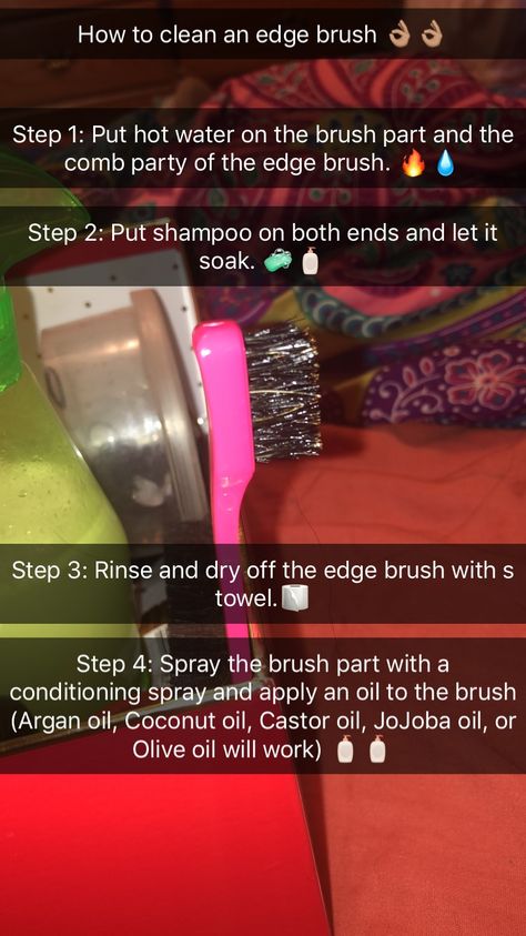 How to clean an edge brush👌🏽😍 Slayed Edges, How To Clean Edge Brush, Clean Hair Brushes How To, How To Clean Your Edge Brush, How To Keep Your Edges Laid, How To Deep Clean Hair Brushes, How To Clean Combs And Hair Brushes, Self Clean Hair Brush, Grow Curly Hair