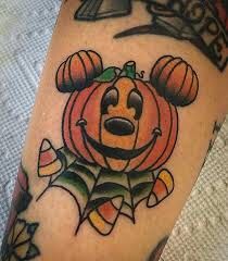 American Traditional Disney Tattoo, Disney Halloween Tattoos, Disney Tattoos Mickey, Maleficent Tattoo, Mickey Tattoo, Mouse Tattoo, Mickey Mouse Tattoo, Apple Tattoo, Lantern Tattoo