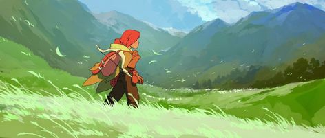 Lap Pun Cheung, Plains Concept Art, Adventure Concept Art, Adventurer Character Design, Explorer Illustration, Adventure Drawing, Adventure Illustration, Pixiv Fantasia, Arte Punk