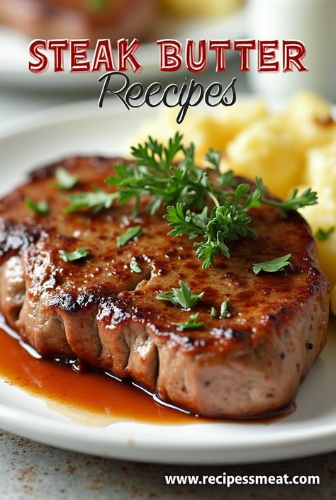 Upgrade your steak with these easy and flavorful butter recipes! Perfect for grilling and adding extra richness. Try them now!

#SteakButter #GrillingRecipes #BBQ #SteakLovers #GrillMaster #BBQSeasoning #SteakIdeas #FlavorfulSteaks #GrillingEssentials #BBQButters #GrilledSteak #MeatLovers #SteakTips Herb Butter For Steak, Steak Butter Recipe, Cook The Perfect Steak, Cowboy Butter, Compound Butter Recipe, Delicious Steak, Cube Steak Recipes, Cooking The Perfect Steak, The Perfect Steak