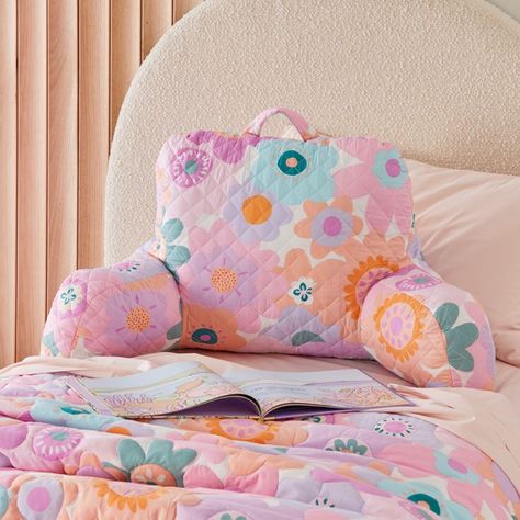 Adairs Kids - Poppy Floral Comfort Buddy | Adairs Alexa & Katie, Adairs Kids, Nursery Toys, Winter Bedding, Reading A Book, Big Girl Rooms, Kids' Bed, New Home Designs, Backrest Pillow