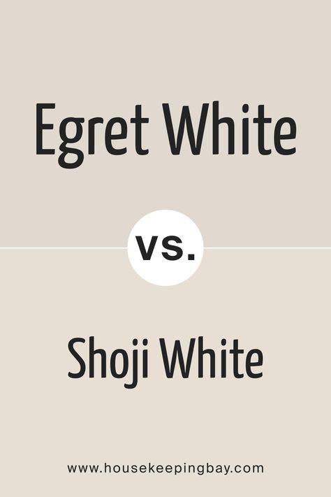 Egret White vs Shoji White Intellectual Gray, Eider White, Egret White, Benjamin Moore Classic Gray, Shoji White, Greige Paint Colors, Greige Paint, Agreeable Gray, Interior Paint Colors