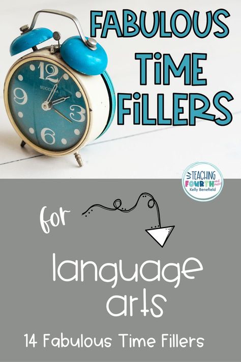 Having some great time fillers in the classroom and activities for those extra few minutes between classes is a great classroom management strategy. Find some fun and meaningful ways to fill in those last few minutes of class. High School Time Fillers, Time Fillers In The Classroom, How To Stop Using Filler Words, Time Filler Games Classroom, Extra Work For Students Early Finishers, Teaching Language, Fun Classroom Activities, Classroom Management Strategies, 5th Grade Classroom