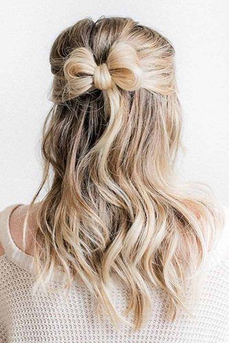 Beautiful Messy Style|Hairstyles | Comfortable Hairstyles | #hair #hairstyles #fashion | www.ncnskincare.com Hairstyles For Medium Length Hair Tutorial, Easy Hair Bows, Medium Length Hair With Bangs, Medium Length Hair Straight, Cute Simple Hairstyles, Hair Tutorials Easy, Cute Hairstyles For Medium Hair, Hairstyles For Medium Length Hair, Medium Length Hair