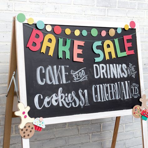 Brownie Business, Bake Sale Sign, Bake Sale Poster, Bake Sale Displays, Cafe Logos, Stall Decorations, Bake Sale Treats, Cake Stall, Nutrition Month