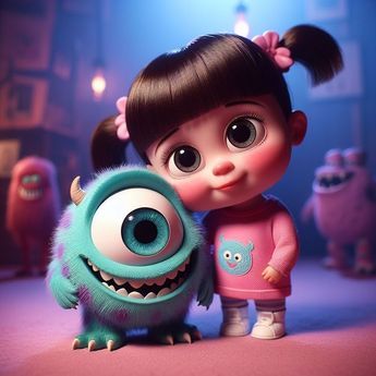 Buu Monster Inc, Monster Ink, Disney Monsters Inc, Monsters Inc Boo, Cute Disney Characters, Disney Cuties, Whatsapp Wallpaper Cute, Disney Monsters, Celtic Goddess