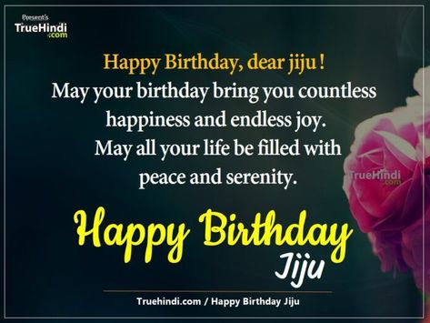 🎉🎂🎊😇🤲🏻💝Happy Birthday, dear jiju! May your birthday bring you countless happiness and endless joy. May all your life be filled with peace and serenity. #Birthday Greetings #Birthday wishes #Birthday wishes in Islamic #Birthday To Brother In Law #Birthday wishes to Jiju #Birthday Prayers 📌 September 6, 2022📌 Happy Birthday Jijaji Wishes, Birthday Wishes For Jiju, Birthday Msgs, Unique Birthday Wishes, Black Jeep, Happy Birthday Dear, Best Birthday Wishes, Beautiful Status, Brother In Law