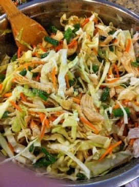 Asian Chicken Salad | via @SparkPeople 17 Day Diet Cycle 1, Asian Chicken Salad Recipe, Asian Chicken Salad, 17 Day Diet, Asian Chicken Salads, Cabbage Recipe, Asian Chicken, 17 Day, Chicken Salad Recipes