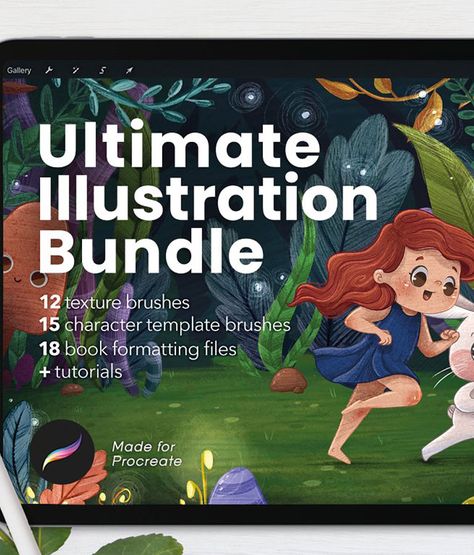 Procreate Book Illustration, Graphic Design Trends 2023, Sketchbook Tutorial, Illustrations Procreate, Design Trends 2023, 2024 Manifestations, Book Illustration Layout, Latest Graphic Design, Writing Childrens Books