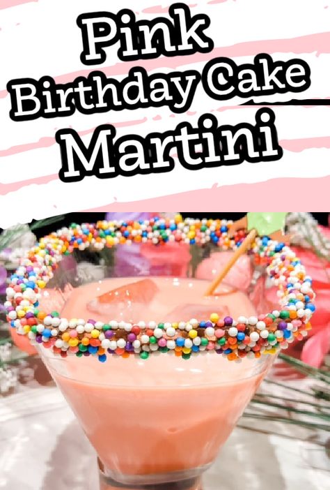 This Red velvet martini is the perfect sprinkle cocktail. If you are looking for a cute pink birthday cake martini, look no further than this one. Cute Pink Birthday Cake, Cute Pink Birthday, Birthday Cake Martini, Cake Martini, Pink Birthday Cake, Sprinkle Donut, Pink Birthday Cakes, Pink Drinks, Barbie Party